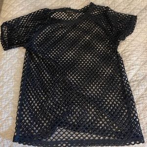 Alala black t shirt shirt - fishnet